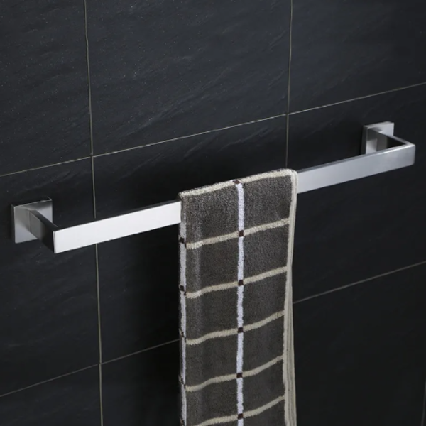 Porta Toalha De Banho 60 Cm Cromado - Kitbaco - Ptbc60