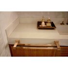 Porta Toalha De Banho 62cm Duplo Ro7092 Ducon Metais Rose Gold