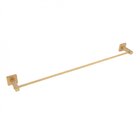 Porta Toalha De Banho 62cm Inox Square Ducon Metais Ouro Fosco