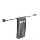 Porta Toalha de Banho Aço Inox Cinza Parede de Banheiro 60cm