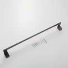 Porta Toalha de Banho Aço Inox Cinza Parede de Banheiro 60cm