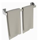 Porta Toalha De Banho Adesivo 3m Inox Banheiro De Parede Df