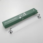 Porta Toalha de Banho Cromado e Dourado Suporte de Parede Ban