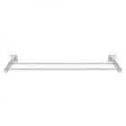 Porta Toalha De Banho Duplo 62cm Inox Square Ducon Metais Cro