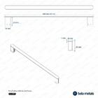 Porta Toalha De Banho Inox (picasso Preto Fosco)