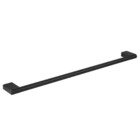 Porta Toalha de Banho para Banheiro em Aço Black Matte 68cm Deca You