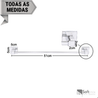 Porta Toalha De Banho Para Banheiro Luxo Dourado