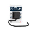 Porta Toalha de Banho para Banheiro Preto Piatina Arthi