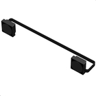 Porta Toalha De Banho Toalheiro Com Ventosa Preto Max