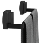 Porta Toalha De Banho Toalheiro Com Ventosa Preto Max