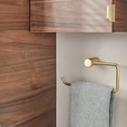 Porta Toalha de Parede para Rosto Dourado 22cm Neo Sensea
