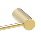 Porta Toalha de Parede para Rosto Dourado 22cm Neo Sensea