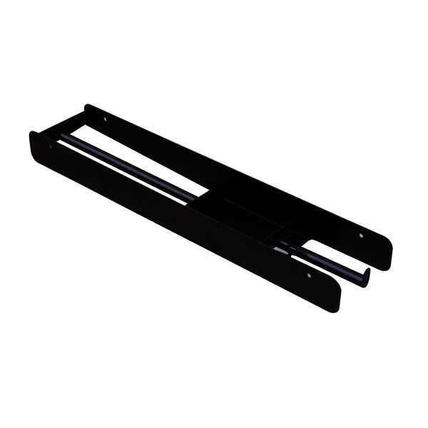 Porta Toalha de Parede Metal Preto 60cm Trend Dicompel