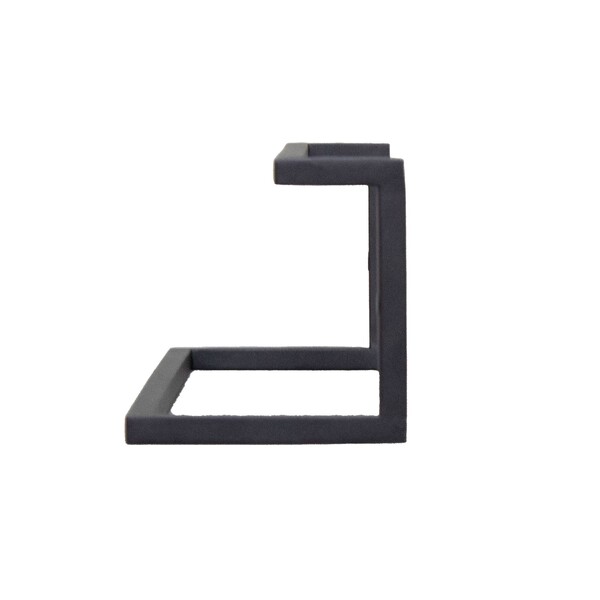Porta Toalha de Parede Metal Preto 60cm Trend Dicompel