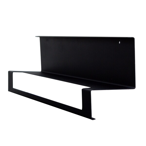 Porta Toalha de Parede Metal Preto 65cm Trend Dicompel