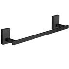 Porta Toalha De Rosto Barra Quadrada 30cm Toalheiro Preto Fos