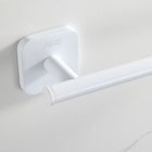 Porta Toalha De Rosto Branco De Parede Suporte Metal Luxo