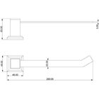 Porta Toalha De Rosto Em Aço Inox Ro7040 Ducon Metais Rose Go