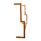 Porta Toalha De Rosto Industrial Metálico Cobre 35 Cm - D'ros