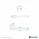 Porta Toalha De Rosto Inox (tarsila Dourado)
