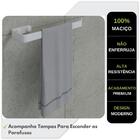 Porta Toalha De Rosto Para Banheiro Branco Plus