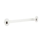 Porta Toalha de Rosto Parede Plástico Branco 42cm Easy Sensea