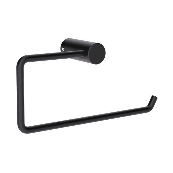 Porta Toalha de Rosto Parede Metal Preto 22,3cm Neo Sensea