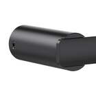 Porta Toalha de Rosto Parede Metal Preto 41,5cm Neo Sensea