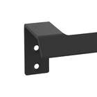 Porta Toalha de Rosto Parede Aço Preto 41cm Studio Sensea