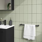 Porta Toalha de Rosto Parede Metal Preto 43,3cm Remix Sensea