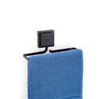 Porta Toalha de Rosto Piatina Preto 3M Arthi