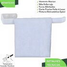 Porta Toalha De Rosto Suporte De Parede Branco U.zmt