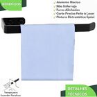 Porta Toalha De Rosto Suporte De Parede Preto U.zmt