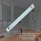 Porta Toalha De Vidro Vildrex De Banho Com Suporte Incolor Pt