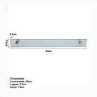 Porta Toalha De Vidro Vildrex De Banho Com Suporte Incolor Pt