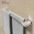 Porta Toalha Duplo De Banheiro [60cm] Aço Inox 304 [r-td60]