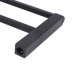 Porta Toalha Duplo Preto Vivi Sensea