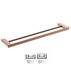 Porta Toalha Duplo Rose Gold Lx7122rg - Lexxa