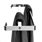 Porta Toalha Duplo Toalheiro Suporte Banheiro Cromado Max