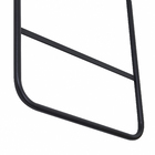 Porta Toalha Escada Aço Manu Preto 150x40cm E2G