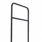 Porta Toalha Escada Aço Manu Preto 150x40cm E2G