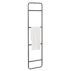 Porta Toalha Escada Aço Manu Preto 150x40cm E2G