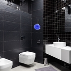 Porta Toalha Gancho Cabide Para Banheiro Quadrado Preto