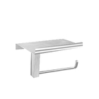 Porta Toalha Inox Escovado Apoio De Acessórios 354vip Grego