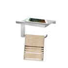 Porta Toalha Inox Escovado Apoio De Acessórios 354vip Grego