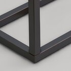 Porta Toalha Iron Diamond Preto