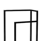 Porta Toalha Iron Diamond Preto