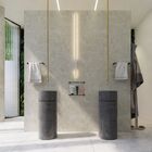 Porta Toalha Lavabo 40cm Orion Metal Preto Fosco Grego