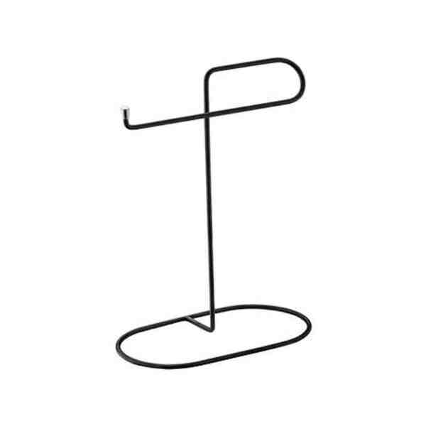 Porta Toalha Lavabo Camomila Preto Schmitt