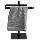 Porta Toalha Lavabo De Bancada Suporte Para Toalha Oslo Preto